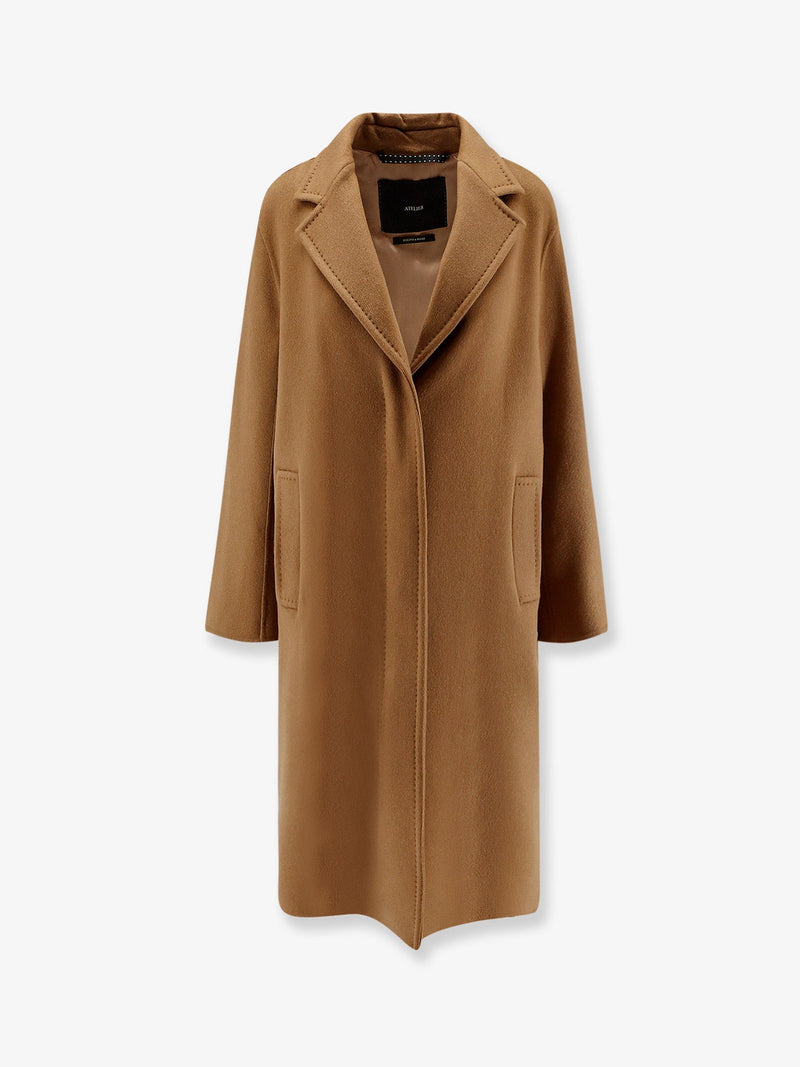 Max Mara Abrigo Ardenne de cachemira en color marrón de Max Mara - World Class Fashion
