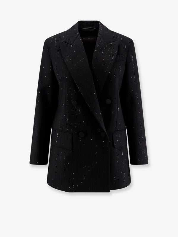 Max Mara Appia Virgin Wool Blazer With Sequins