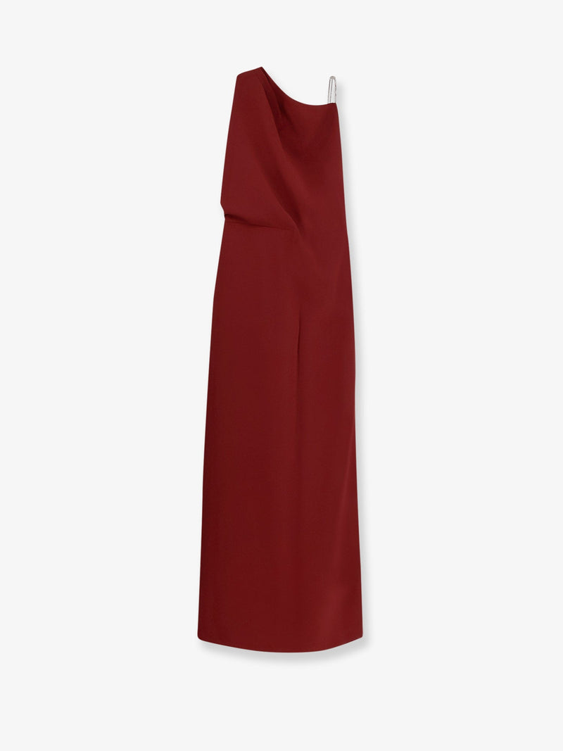 Max Mara Vestido Largo Rojo Max Mara Pentola - World Class Fashion