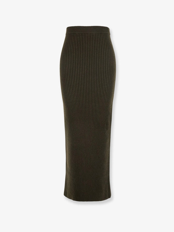 Max Mara Boris Wool And Cashmere Long Skirt