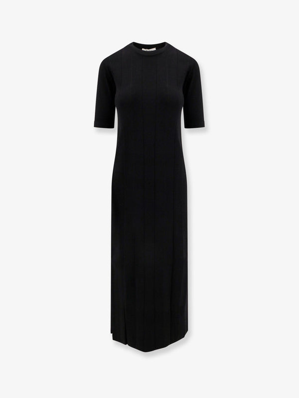 Max Mara Orafo Viscose Blend Midi Dress