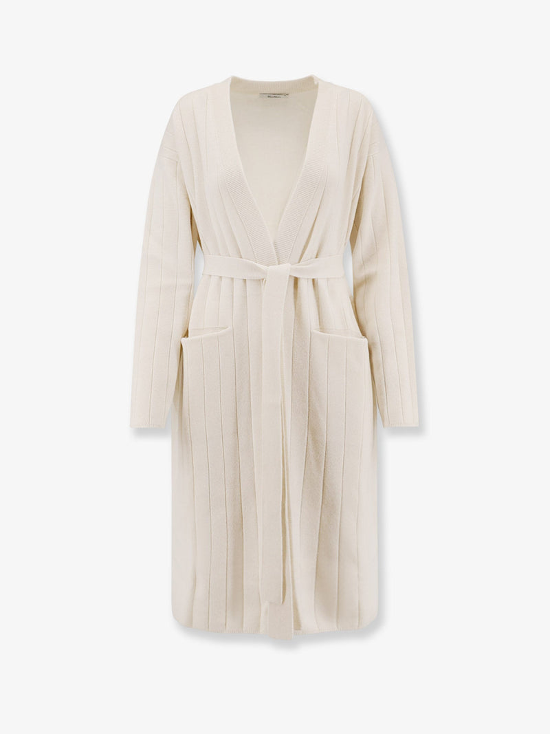 Max Mara Cárdigan Giusto de cachemir de Max Mara en color blanco - World Class Fashion