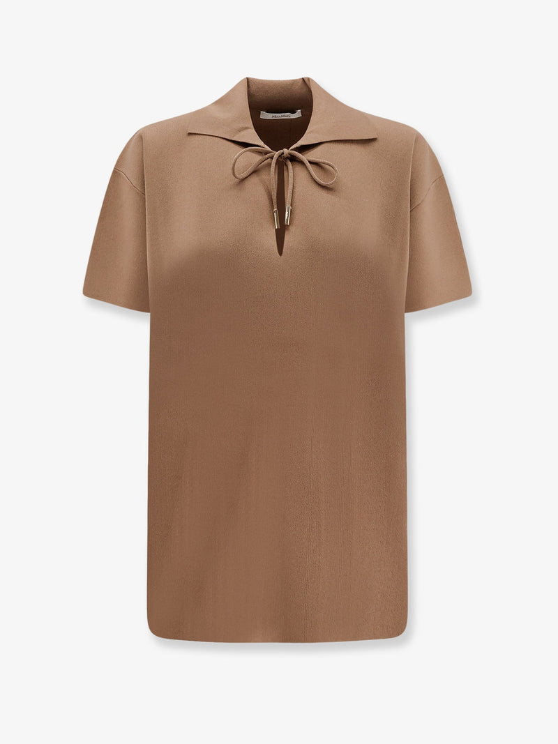 Max Mara Max Mara Poltava Viscose Blend Sweater Beige - World Class Fashion