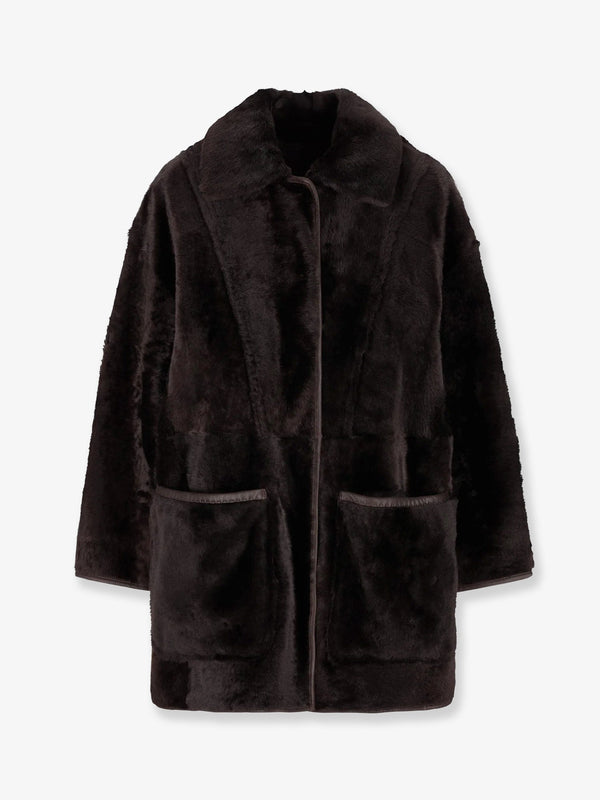 Max Mara Pirenei Reversible Sheepskin Coat