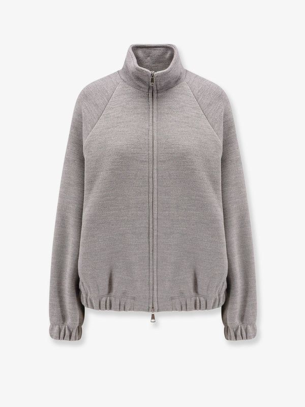 Max Mara Frine Double Wool-Cotton Sweatshirt