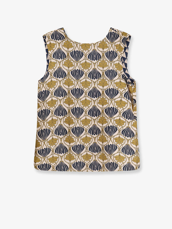 Max Mara Time Silk Reversible Top