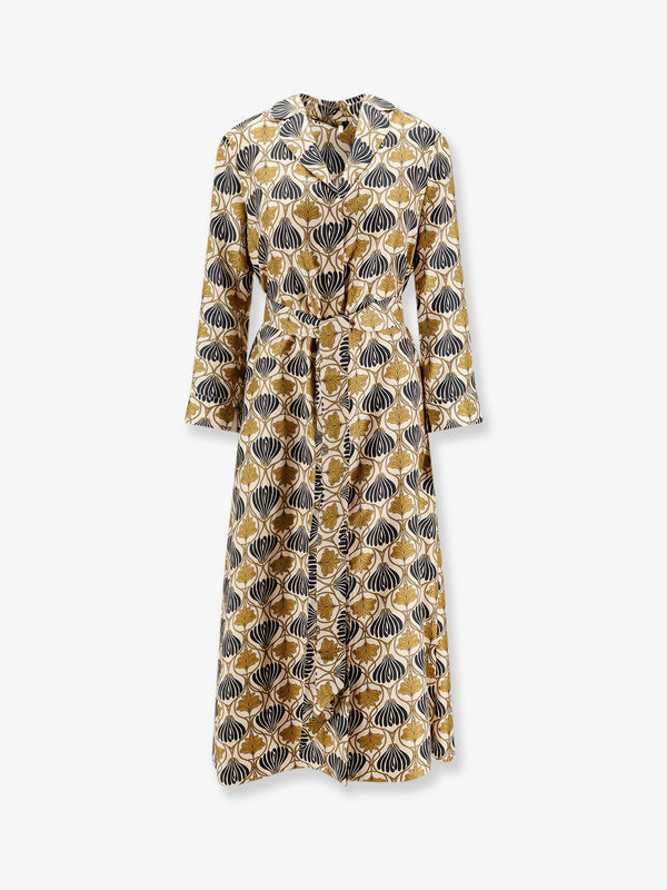 Max Mara Albert Multicolor Silk Dress