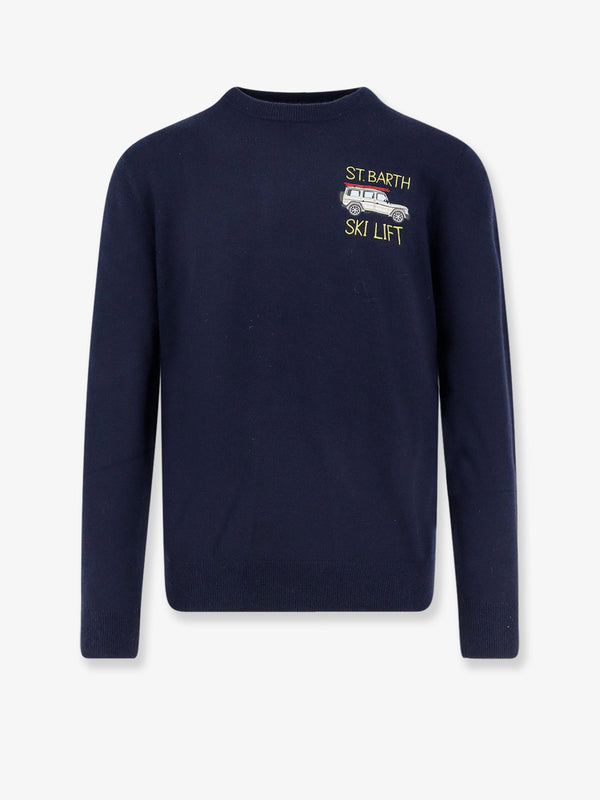 Mc2 Saint Barth Heron Light Embry Wool Blend Sweater