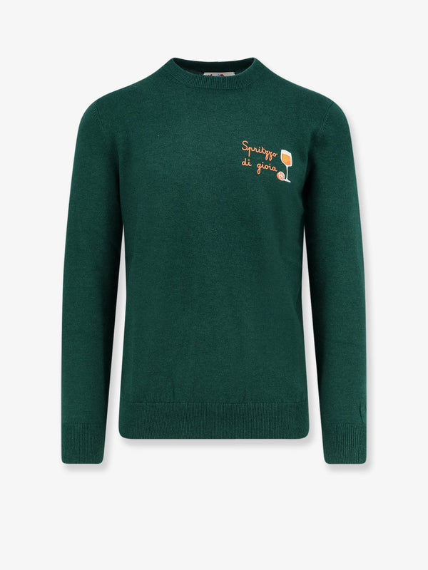 Mc2 Saint Barth Heron Light Embry Wool Blend Sweater