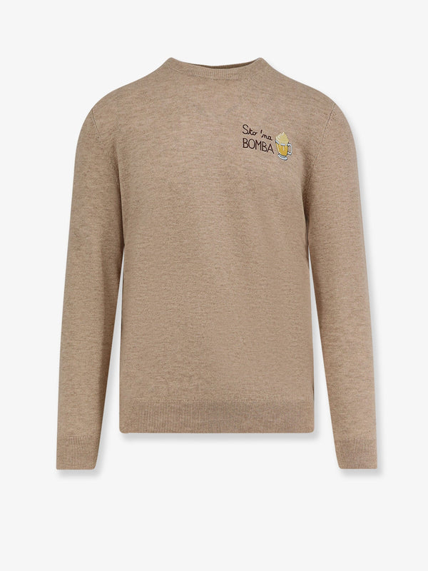 Mc2 Saint Barth Heron Light Embry Wool Blend Sweater