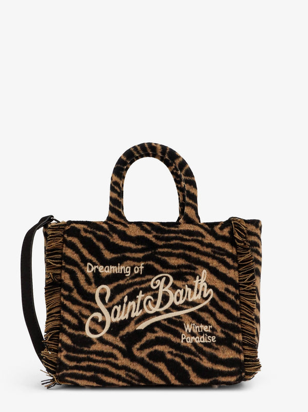 Mc2 Saint Barth Vanity Mini Felt Shoulder Bag