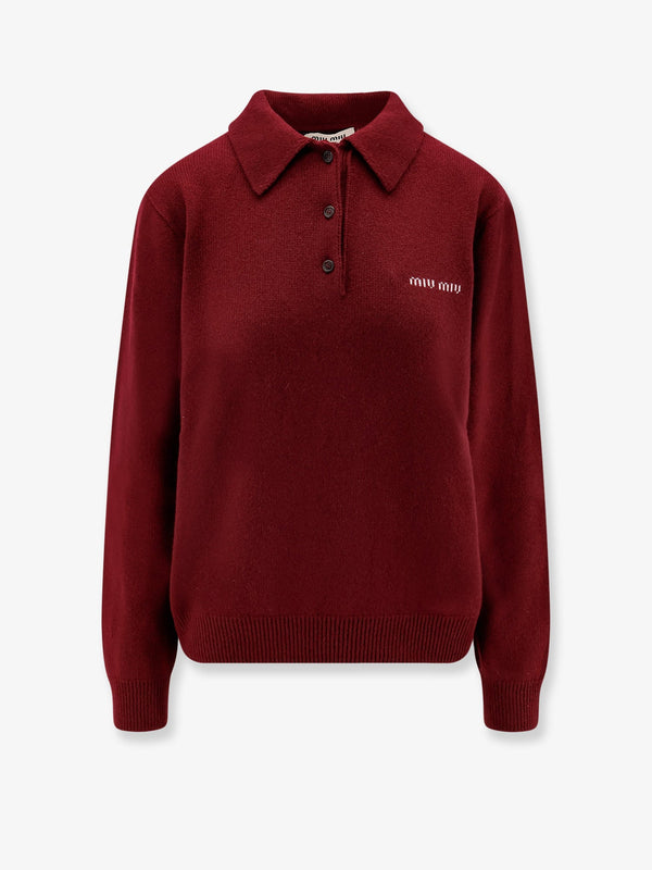 Miu Miu Cashmere Polo Sweater
