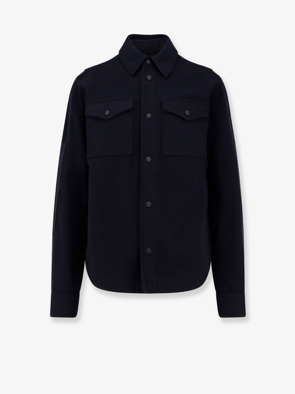 Moncler Grenoble Shirt/Jacket With Iconic Logo Patch