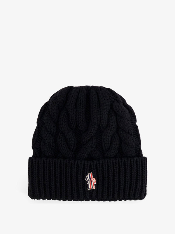 Moncler Grenoble Virgin Wool Beanie Hat
