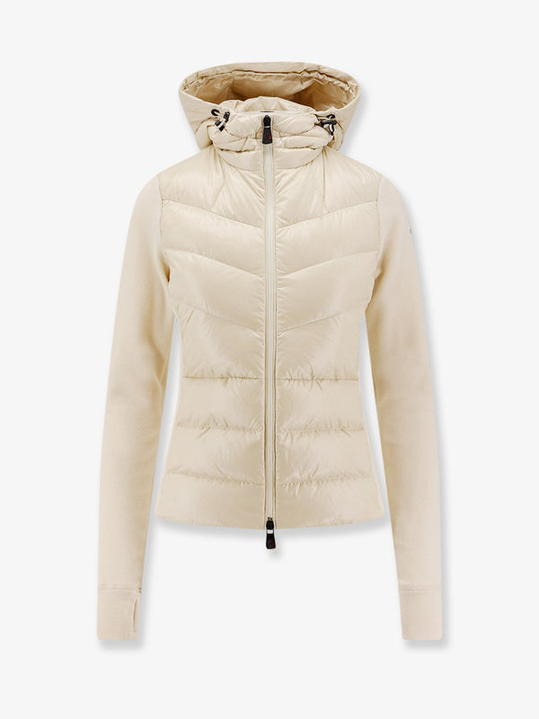 Moncler Grenoble Nylon Down Jackt With Fleece Inserts