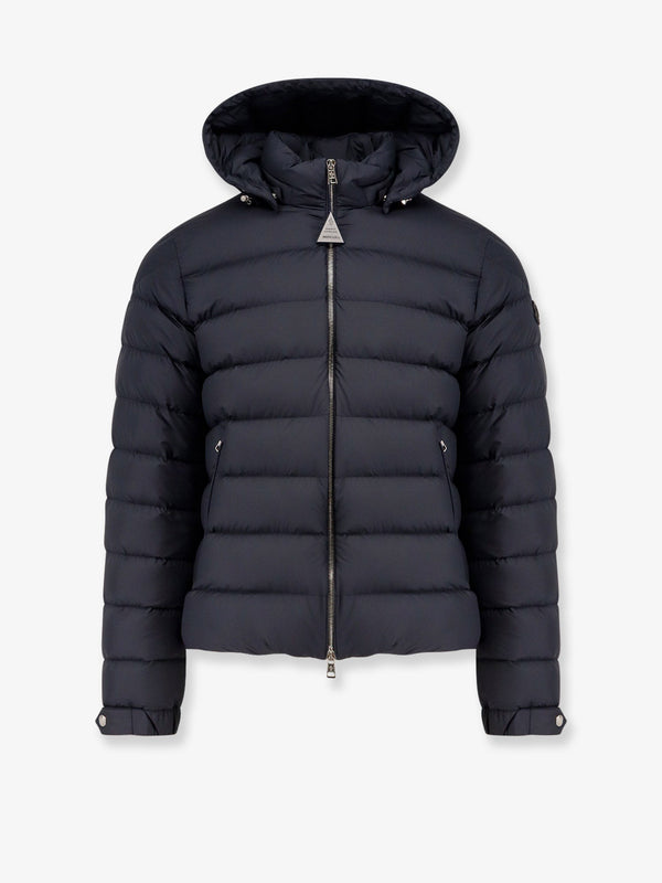 Moncler Arneb Down Jacket With Ton-Sur-Ton Logo Patch