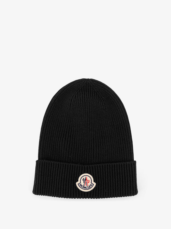Moncler Virgin Wool Beanie Hat
