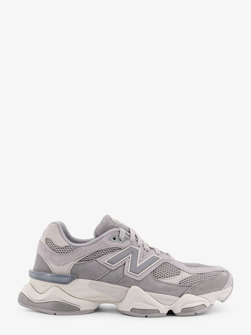 New Balance Zapatillas New Balance 9060 de malla y ante de caña baja grises - World Class Fashion
