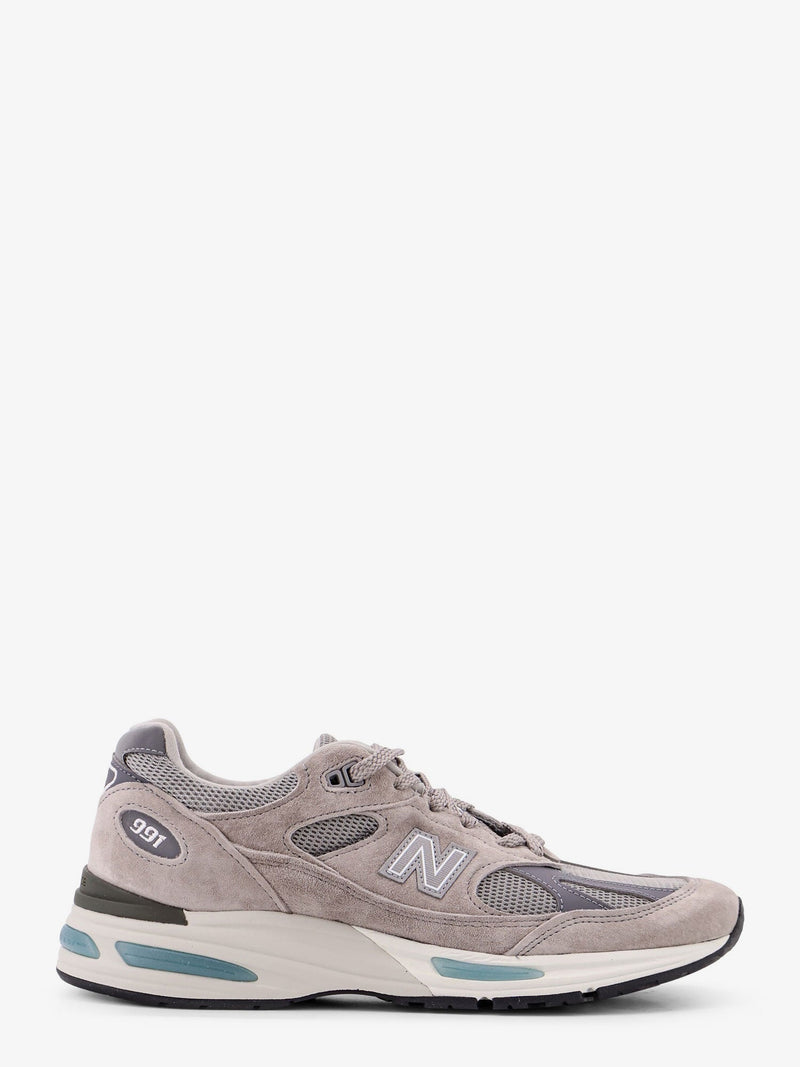 New Balance Zapatillas New Balance 991 de ante y malla grises - World Class Fashion