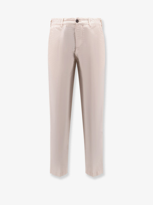 Nugnes 1920 Cotton And Linen Trousers