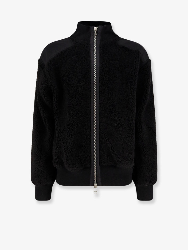 Oamc Peacemaker Oamc Peacemaker Fleece Synthetic Fur Bomber Black - World Class Fashion