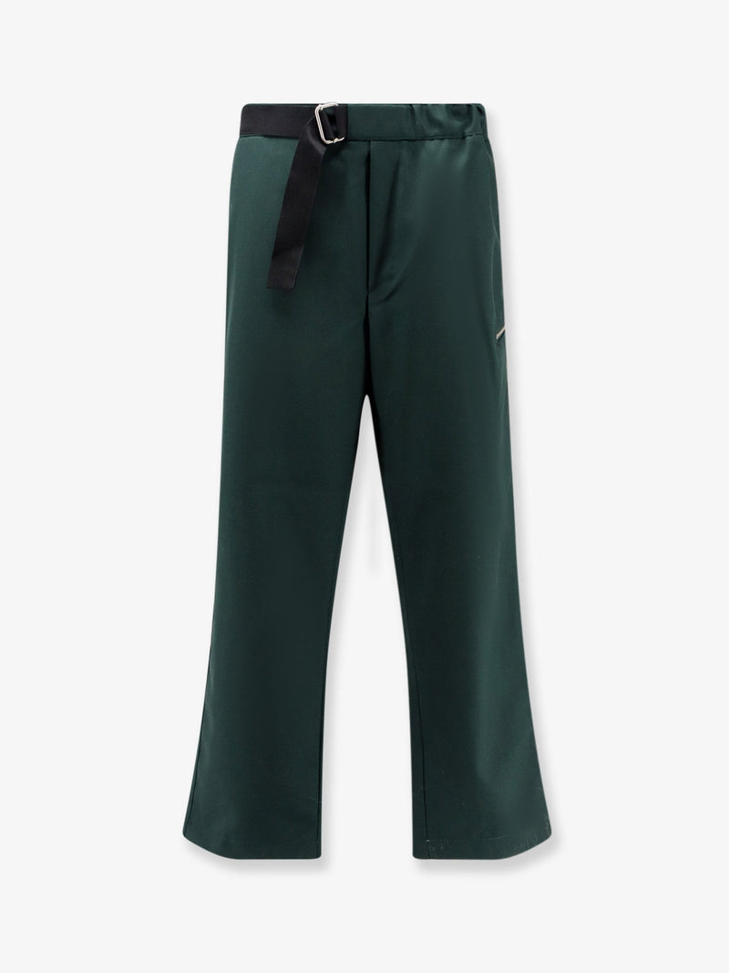 Oamc Peacemaker Oamc Peacemaker Virgin Wool Trousers Green - World Class Fashion
