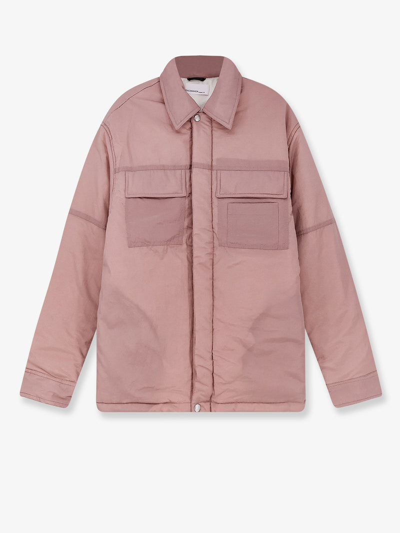 Oamc Peacemaker Oamc Peacemaker Padded Overshirt Jacket Pink - World Class Fashion