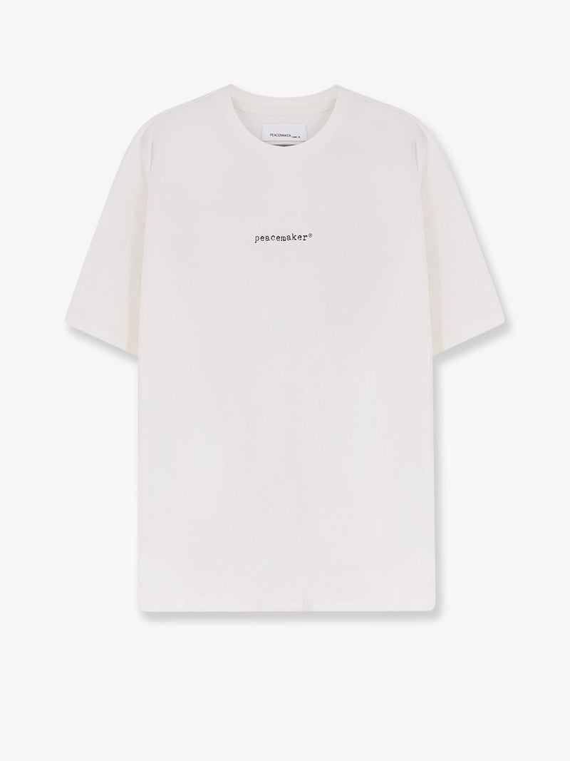 Oamc Peacemaker Camiseta de algodón Oamc Peacemaker blanca - World Class Fashion