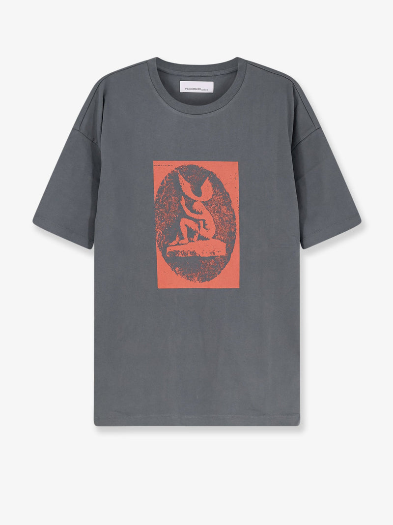 Oamc Peacemaker Oamc Peacemaker Cotton T-Shirt Green - World Class Fashion