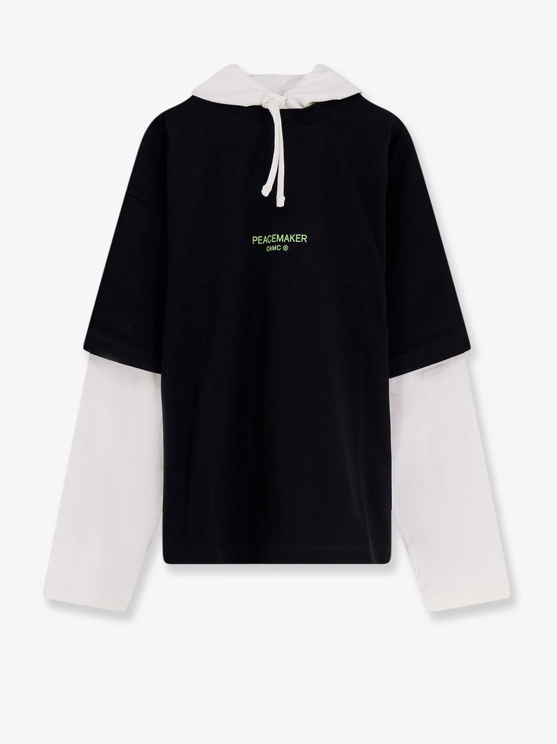 Oamc Peacemaker Sudadera de algodón Oamc Peacemaker negra - World Class Fashion