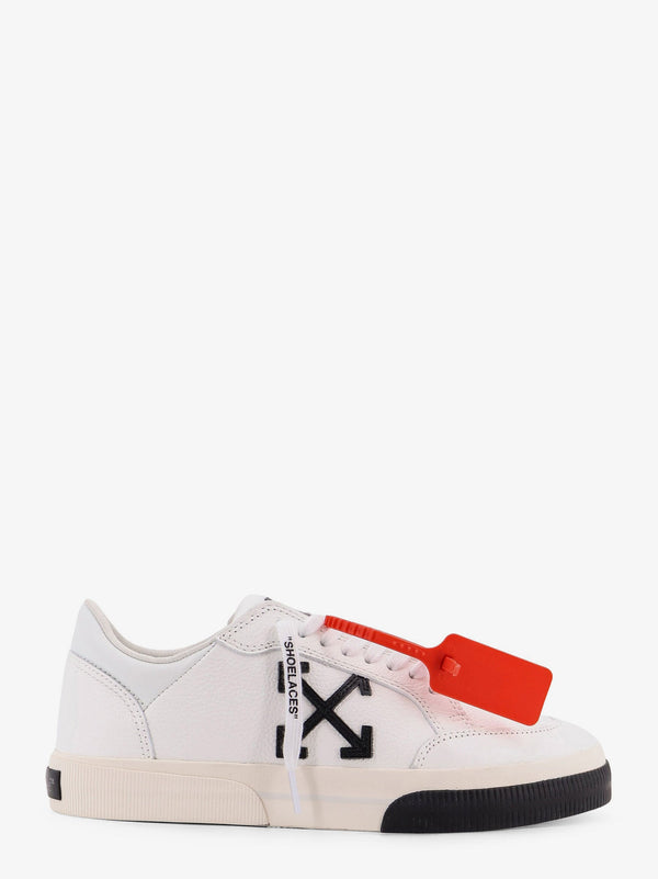 Off White Vulc Low Low-Top Leather Sneakers