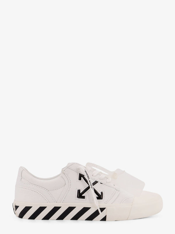 Off White Vulc Undercut Canvas Low-Top Sneakers