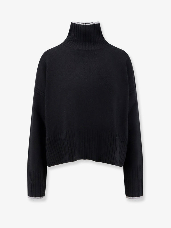 Pinko Falkland Wool And Cashmere Turtleneck Sweater