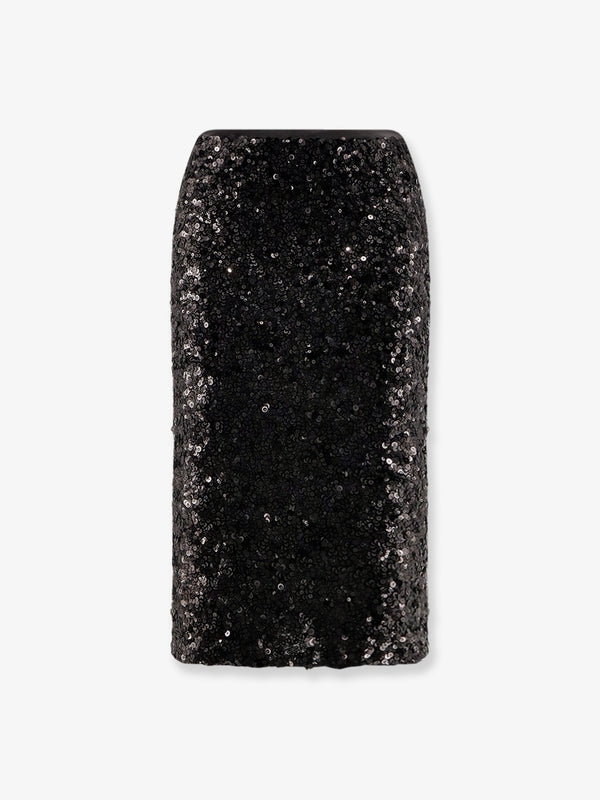 Pinko Pappacieca Pencil Skirt With Sequins