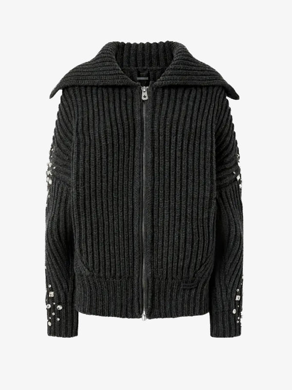 Pinko New Gavi Cardigan Wool Blend Jacket