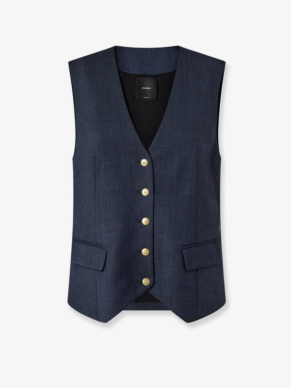 Pinko Ketchup Wool Blend Vest
