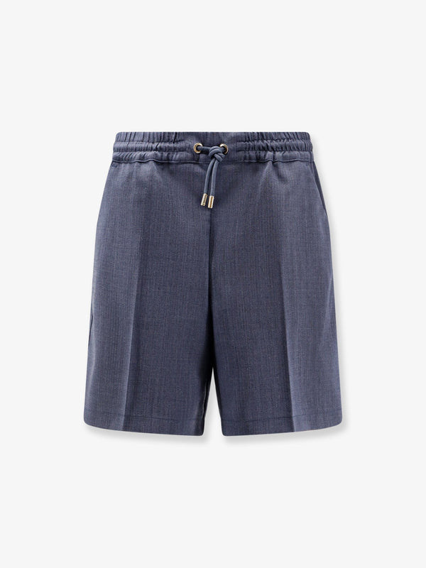 Pinko Scarola Textured Wool Bermuda Shorts