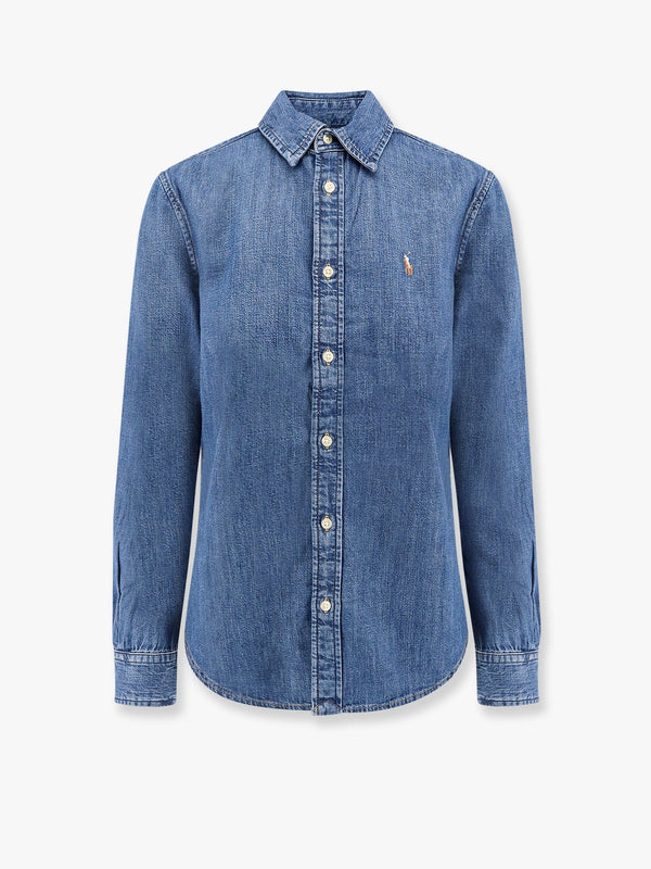 Polo Ralph Lauren Denim Shirt With Logo Embroidery