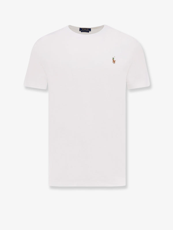 Polo Ralph Lauren Cotton T-Shirt With Logo Embroidery