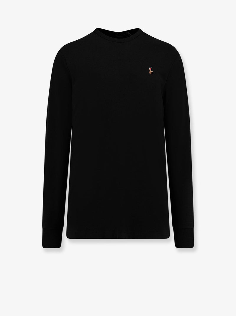 Polo Ralph Lauren Camiseta Polo Ralph Lauren de Algodón Suave al Tacto Negra - World Class Fashion