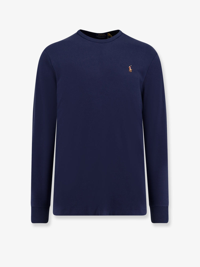 Polo Ralph Lauren Polo Ralph Lauren Camiseta de algodón azul para hombre - World Class Fashion
