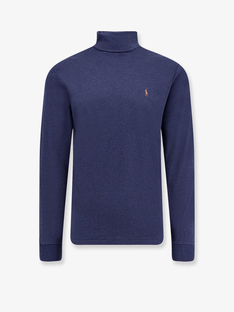 Polo Ralph Lauren Polo Ralph Lauren Jersey de cuello alto de algodón azul para hombre - World Class Fashion