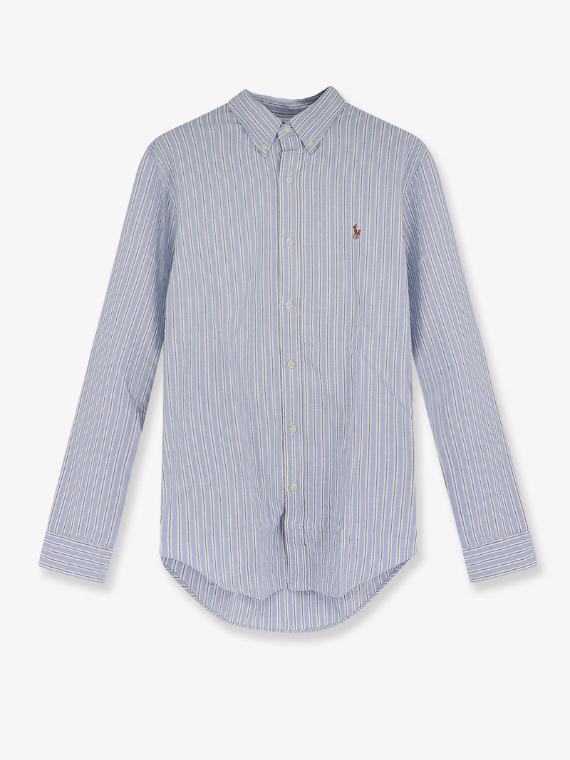 Polo Ralph Lauren Polo Ralph Lauren Slim Fit Cotton Shirt Blue - World Class Fashion