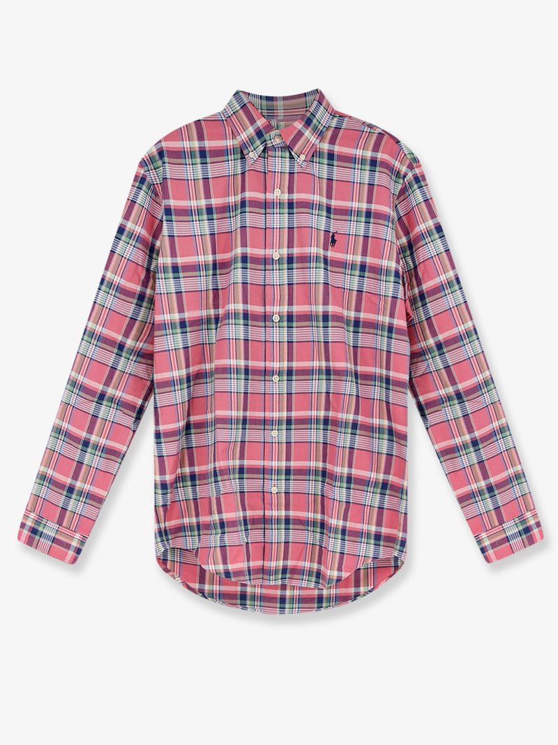 Polo Ralph Lauren Polo Ralph Lauren Custom Fit Cotton Shirt Pink - World Class Fashion