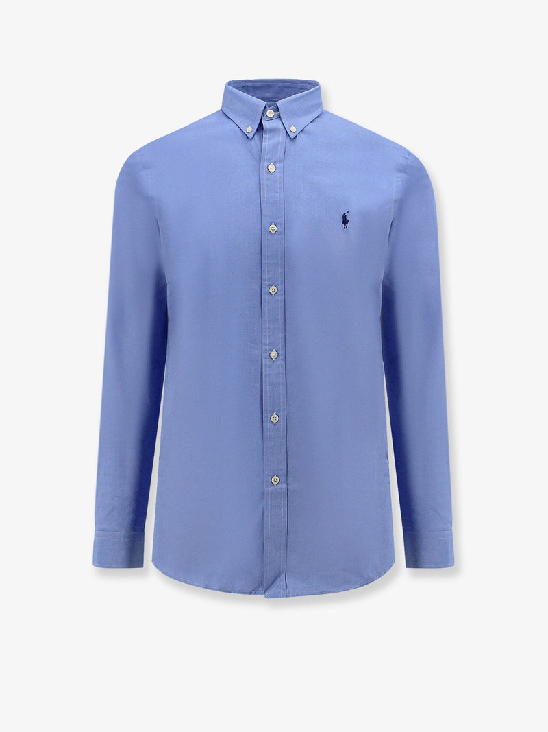 Polo Ralph Lauren Polo Ralph Lauren Stretch Cotton Shirt Blue - World Class Fashion