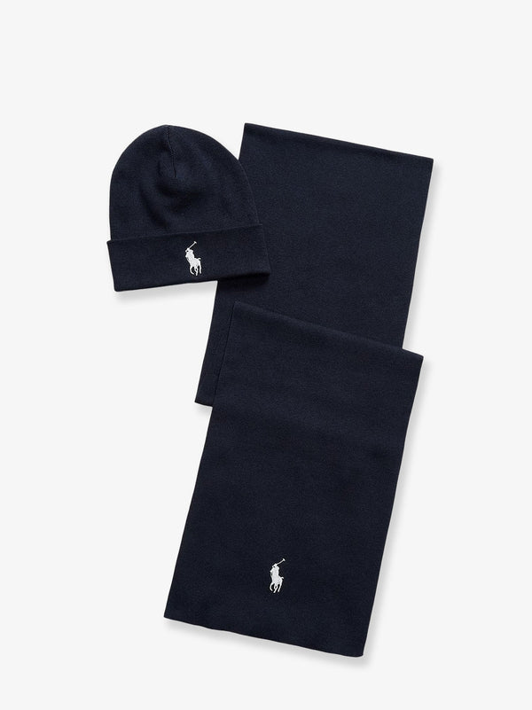 Polo Ralph Lauren Cotton Hat And Scarf Set
