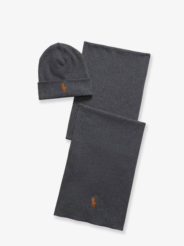 Polo Ralph Lauren Cotton Hat And Scarf Set