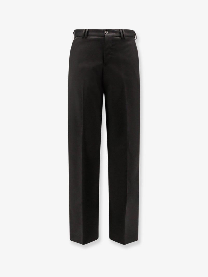 PT Torino PT Torino Michael Reworked Virgin Wool Trousers Black - World Class Fashion