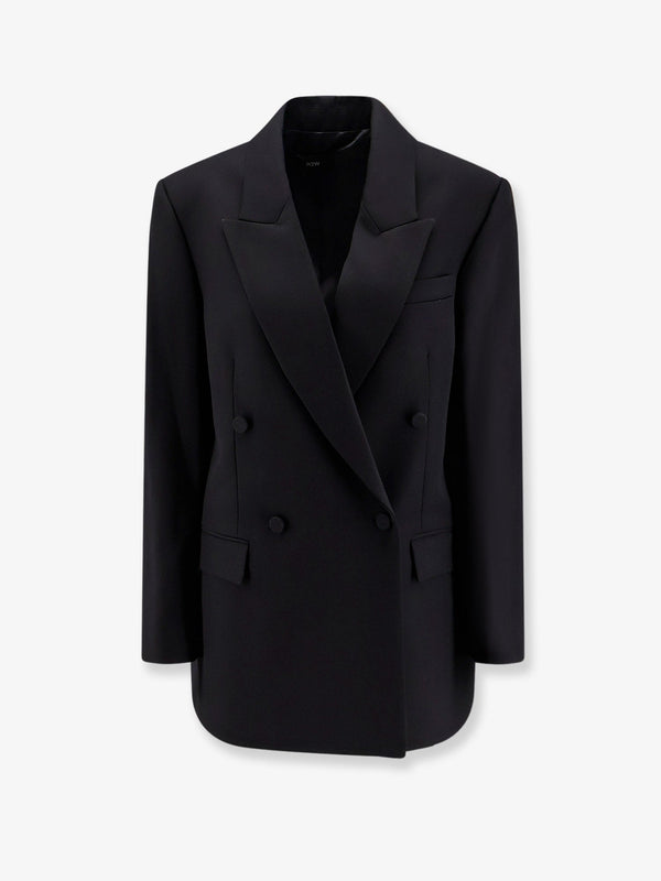 R2W Viora Double-Breasted Wool Blend Blazer