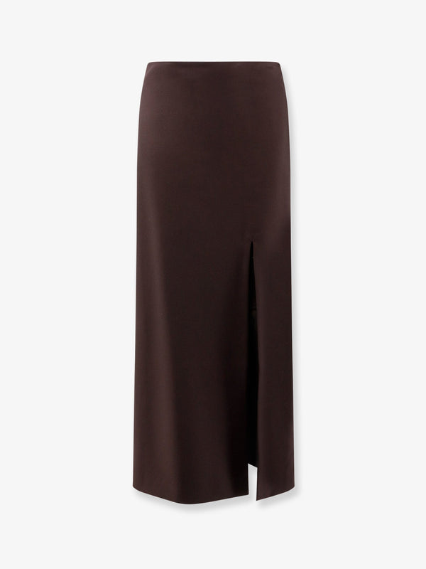R2W Ciel Wool Blend Midi Skirt